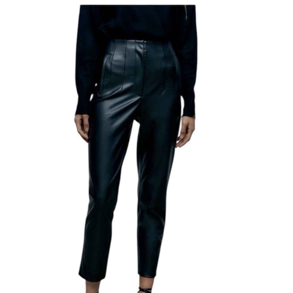 Zara Black Ankle Cropped Pants